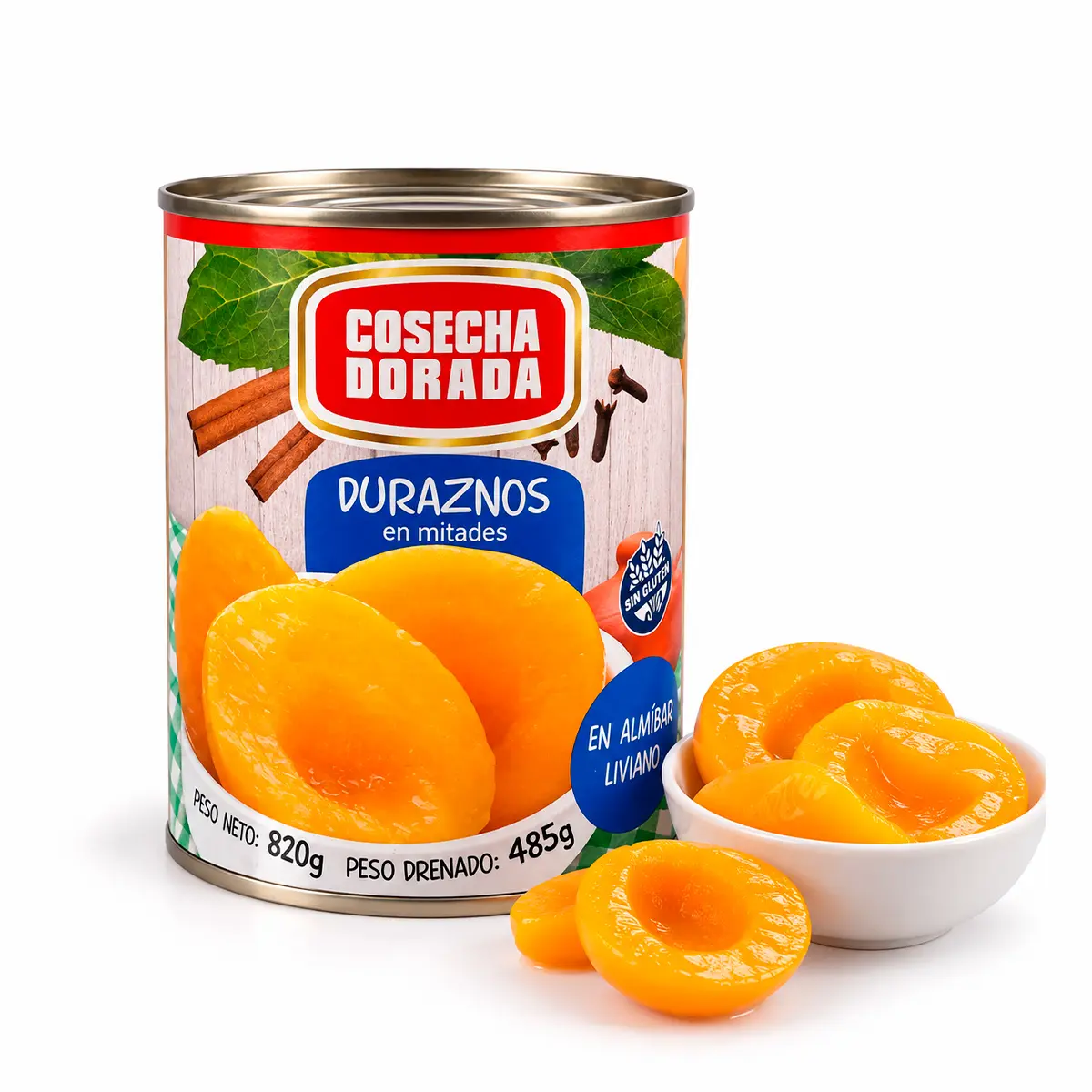 Durazno en Almibar cosecha dorada x 800