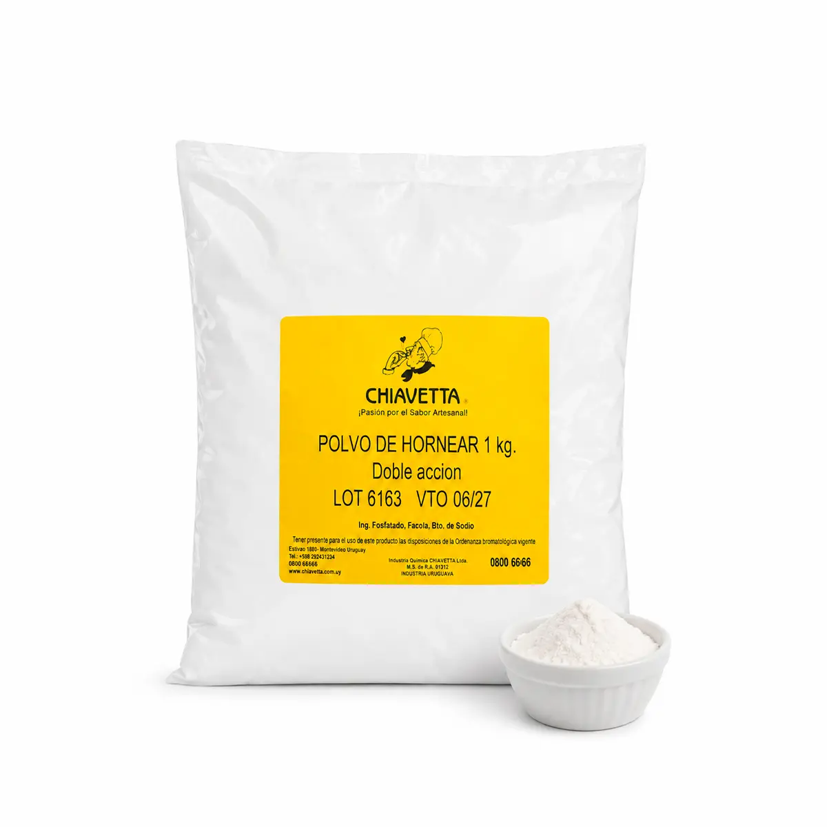 Polvo p/Hornear Chiavetta 1kg