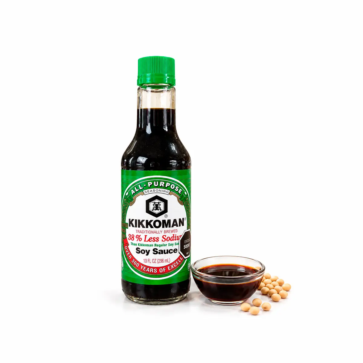 Salsa de Soja baja en sodio Kikkoman 296ml.