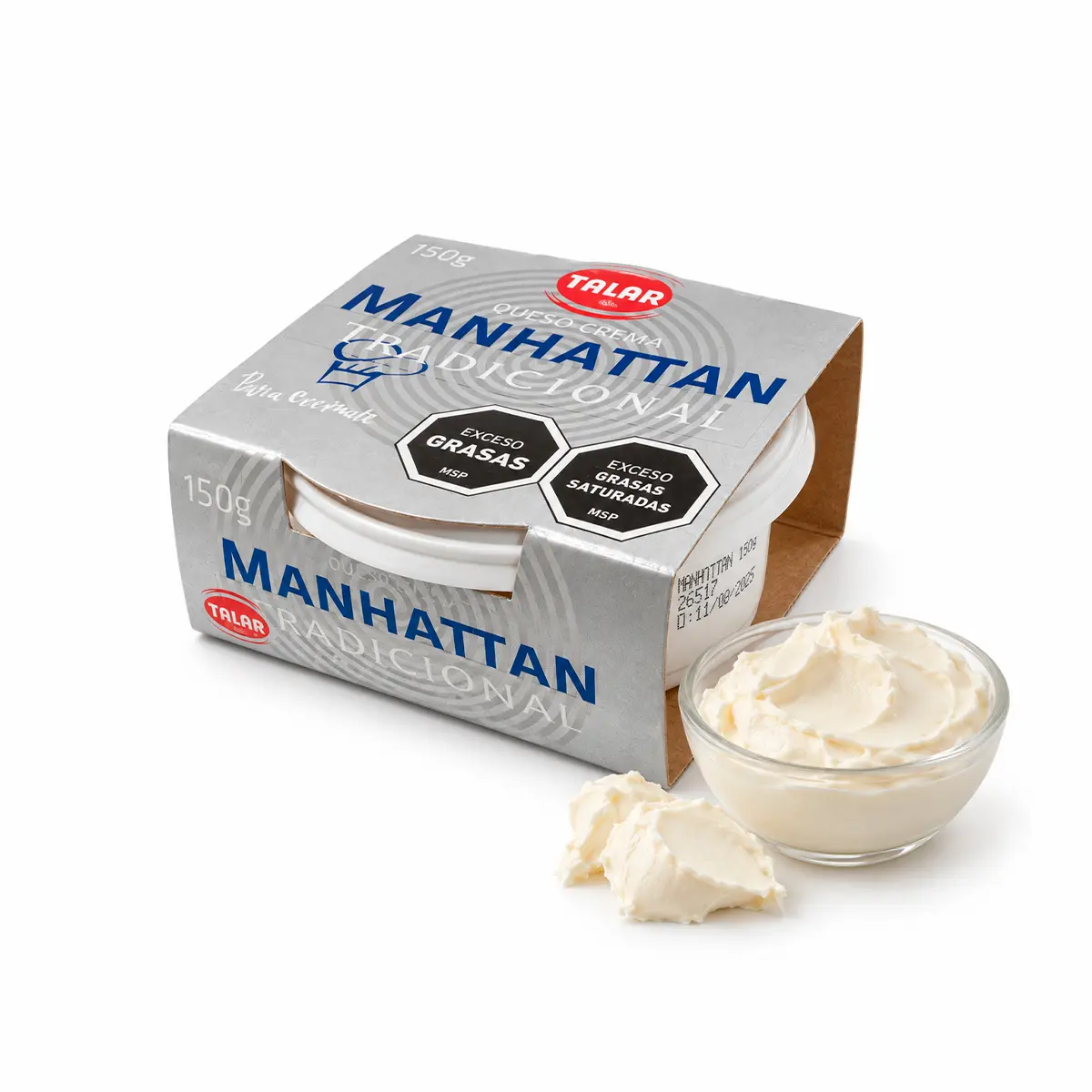Queso Crema Manhattan Talar 150grs