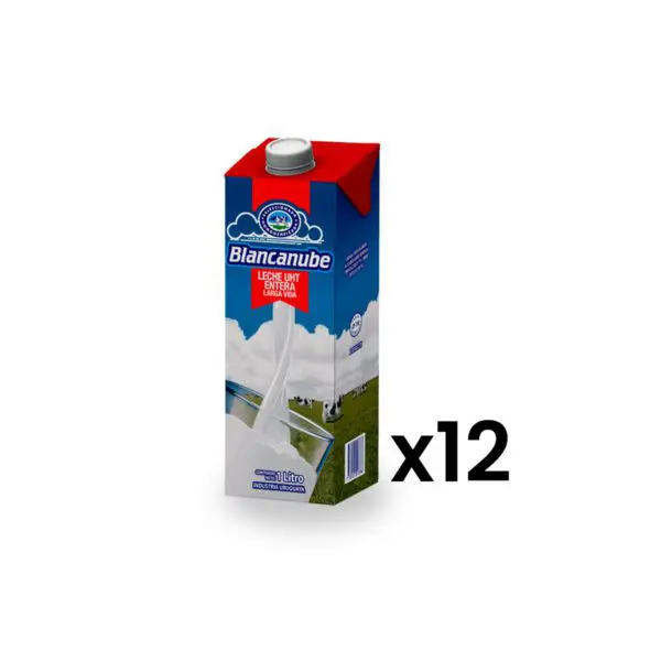 Leche Larga Vida Entera calcar Pack 12 uds