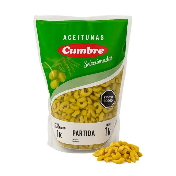 Aceitunas Cumbre Partidas 1kg