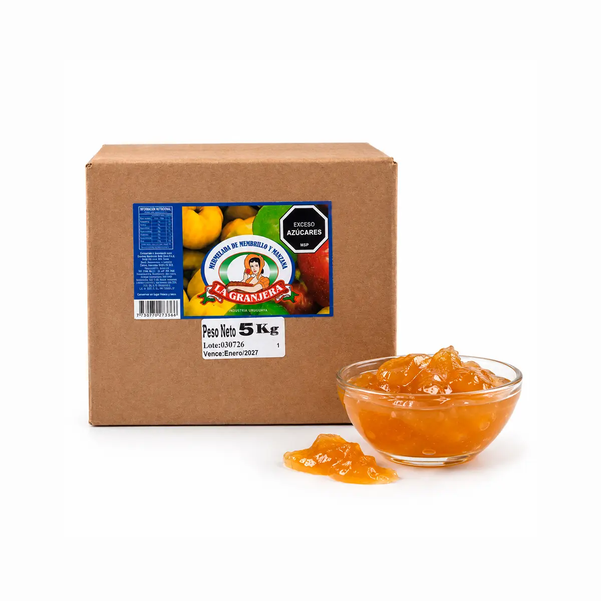 Pasta de Membrillo y Manzana La Granjera 5kg