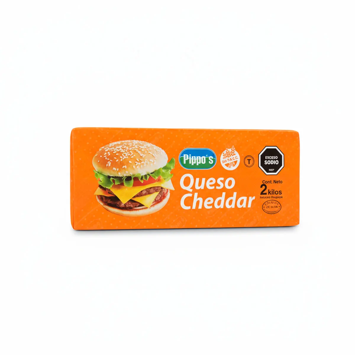 queso cheddar pippo 2kg