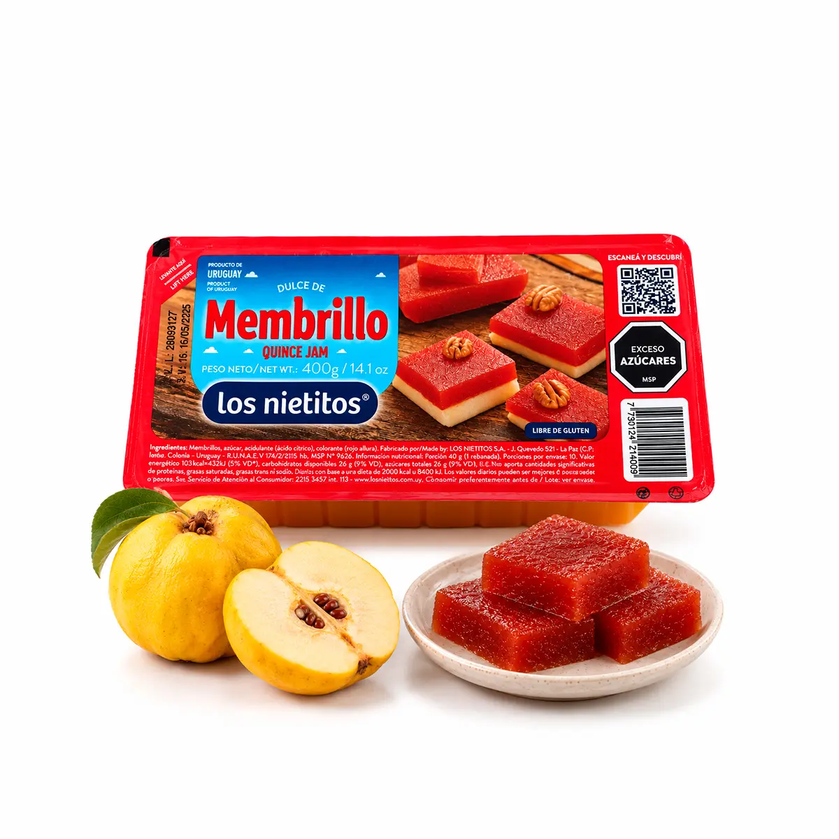 Dulce de Membrillo 400grs Los Nietitos