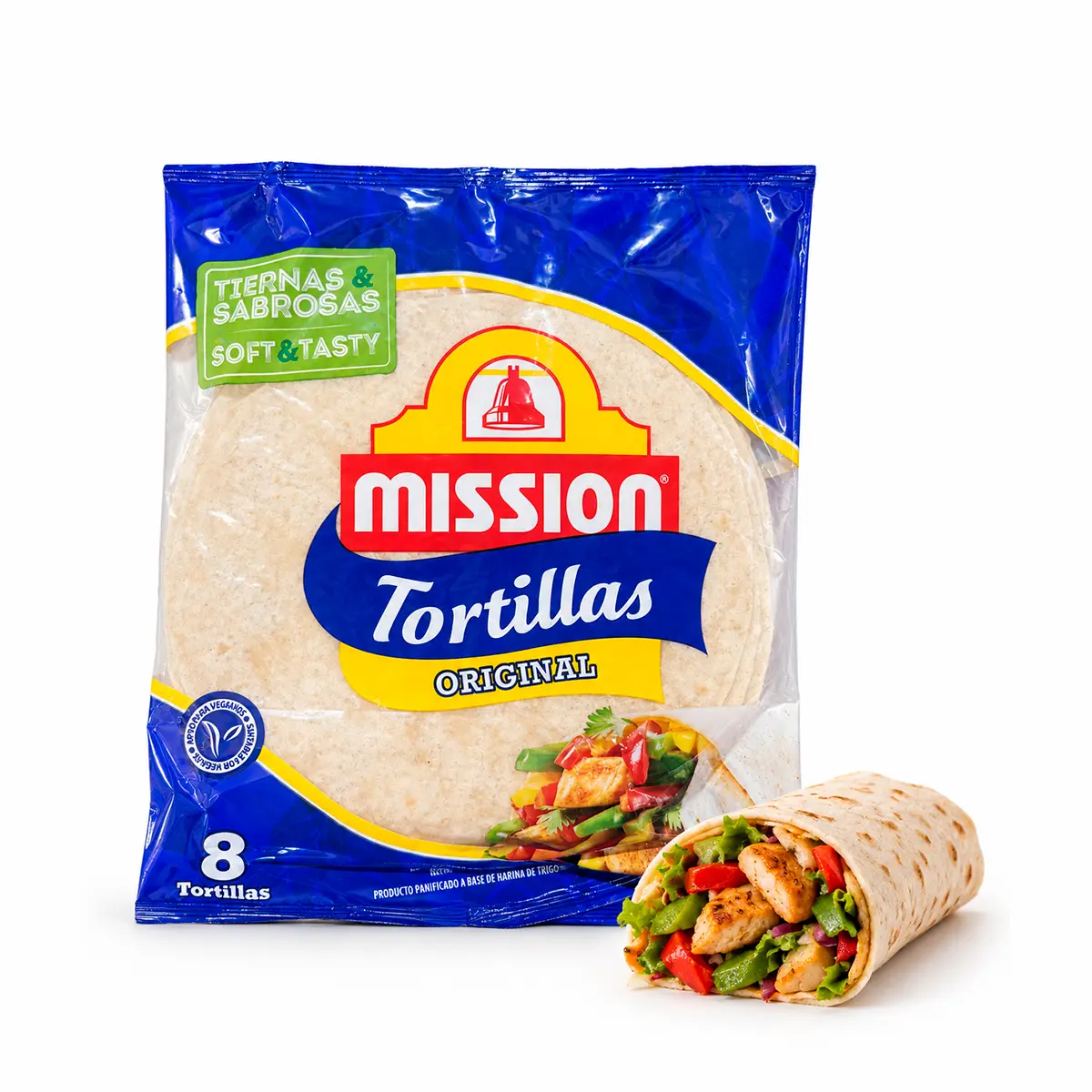 Tortillas de trigo 8 uds