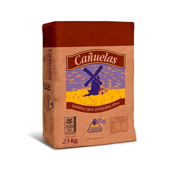 Harina Integral fina Cañuelas 25 kgs
