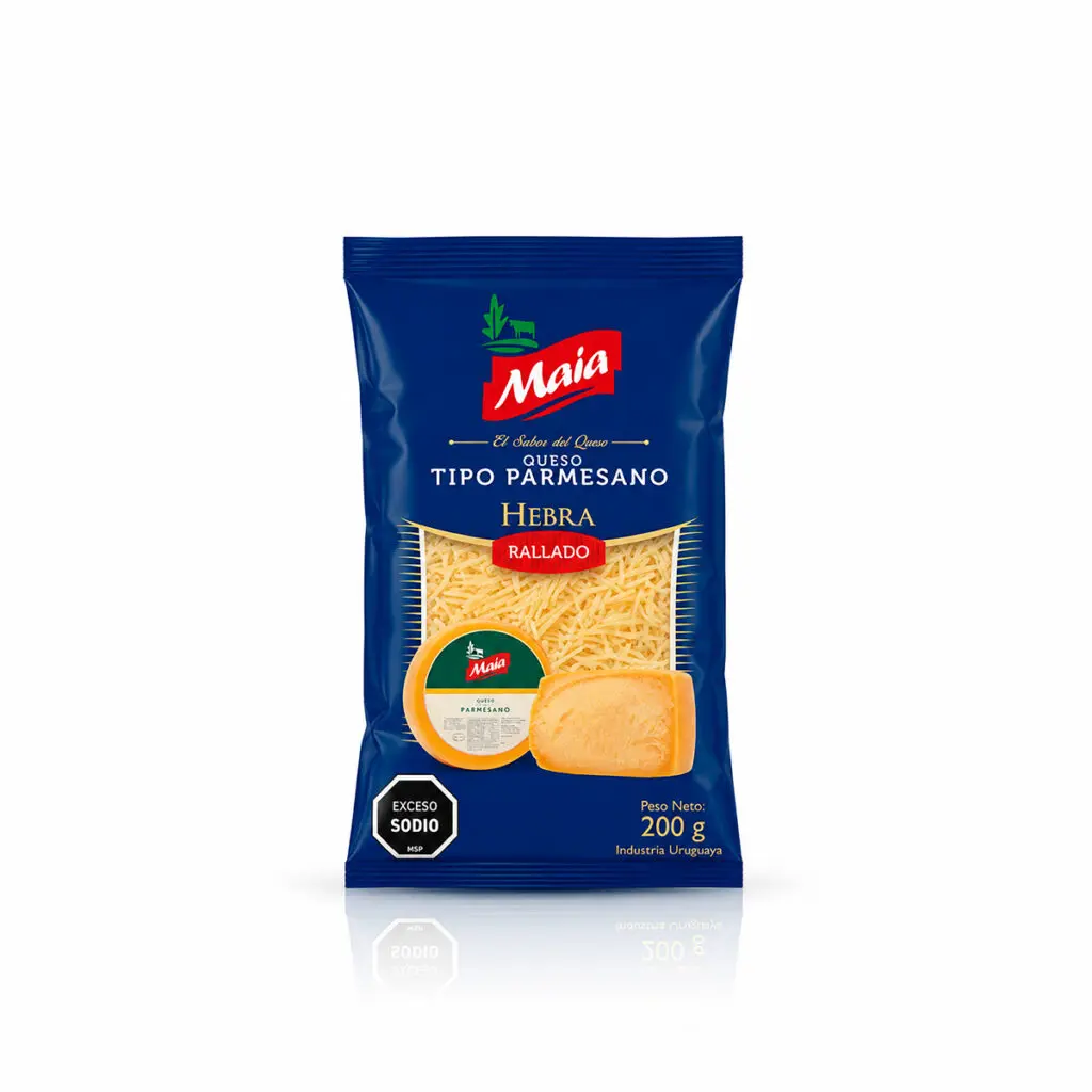 Queso parmesano en hebras maia 200 grs