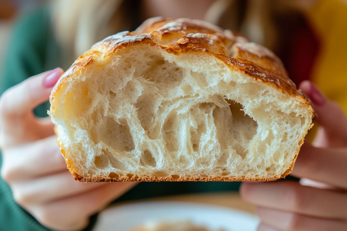 resultado de receta de pan casero básico